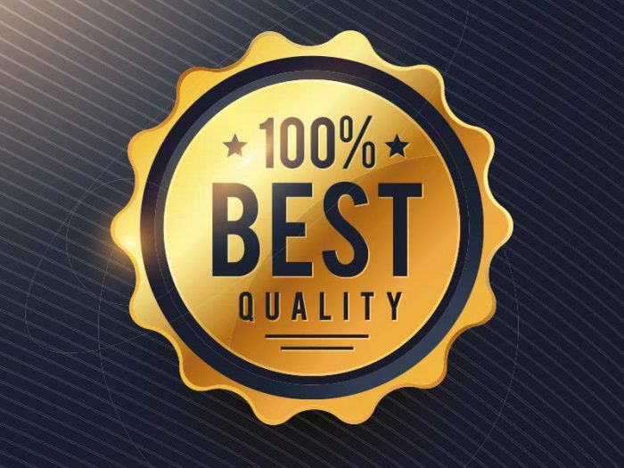 Medal for best quality
